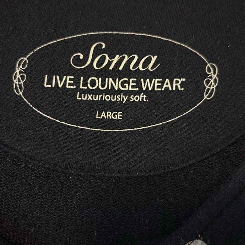 SOMA pajama sleep shirt dress large soft lounge - Picture 4 of 5